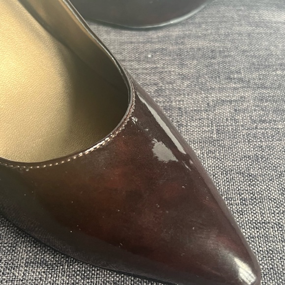 Expression - Presley brown faux patent leather brown pumps - Picture 3 of 3